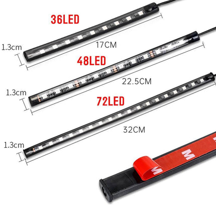 Ambient USB Neon Mood RGB Auto LED Lighting - Auto LED Light - Fccemc - Mad Fly Essentials