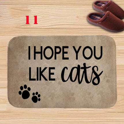 Animal Cat Water Absorb Bathroom Entrance Doormat - Doormat - RIANCY - Mad Fly Essentials