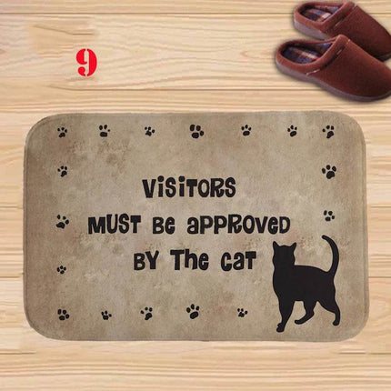 Animal Cat Water Absorb Bathroom Entrance Doormat - Doormat - RIANCY - Mad Fly Essentials