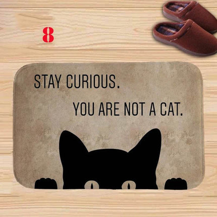 Animal Cat Water Absorb Bathroom Entrance Doormat - Doormat - RIANCY - Mad Fly Essentials
