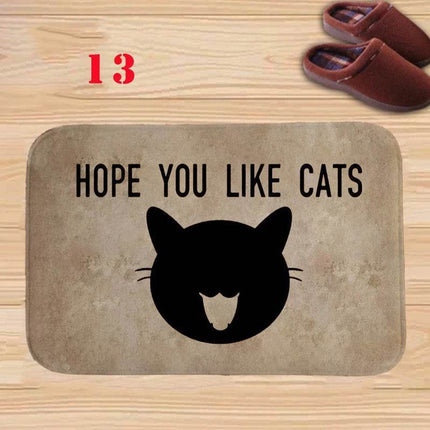 Animal Cat Water Absorb Bathroom Entrance Doormat - Doormat - RIANCY - Mad Fly Essentials