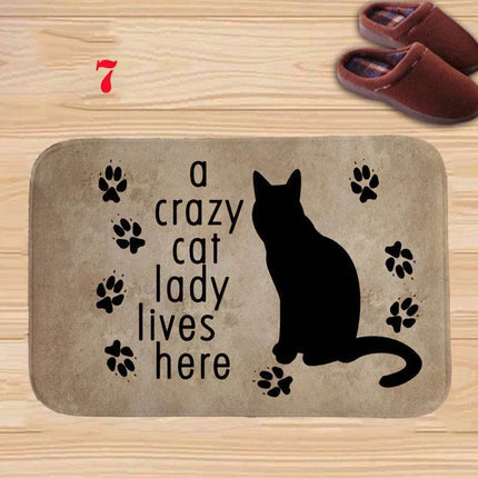 Animal Cat Water Absorb Bathroom Entrance Doormat - Doormat - RIANCY - Mad Fly Essentials
