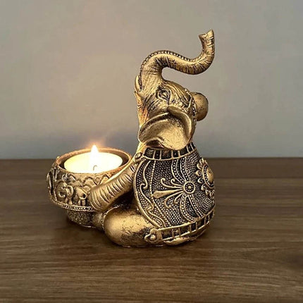 Elephant Candle Tealight Figurine - Mad Fly Essentials