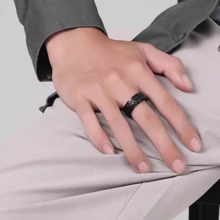 Anti Stress Stainless Steel Spinner Ring - Ring - Epoxy - Mad Fly Essentials