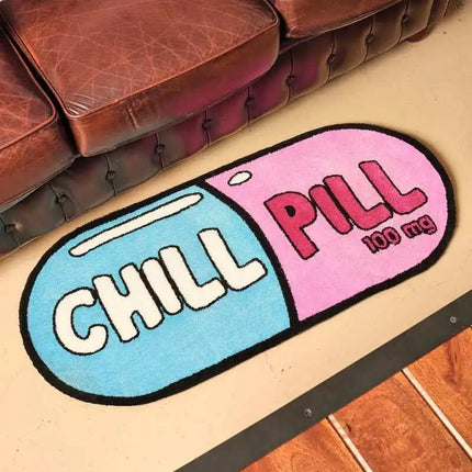 Area Rug Chill Pill 100mg Tufted Rug - Area Rug - LAKEA - Mad Fly Essentials