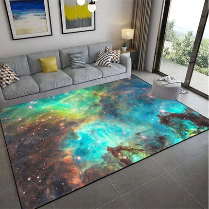 Area Rug Home 3D Planet Galaxy Living Room Rug - Area Rug - WESSD - Mad Fly Essentials