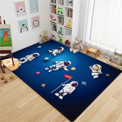 Area Rug Kids Room 3D Astronaut Round Rug - Area Rug - Miracle Sweet - Mad Fly Essentials