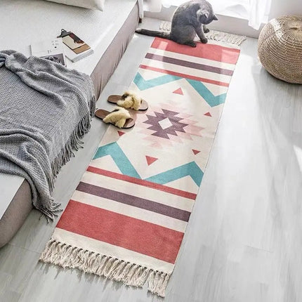 Area Rug Plaid Bedroom Living Bohemian Rug - Area Rug - Miracle Sweet - Mad Fly Essentials