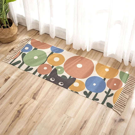 Area Rug Plaid Bedroom Living Bohemian Rug - Area Rug - Miracle Sweet - Mad Fly Essentials