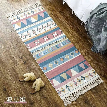 Area Rug Plaid Bedroom Living Bohemian Rug - Area Rug - Miracle Sweet - Mad Fly Essentials