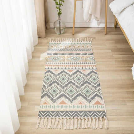 Area Rug Plaid Bedroom Living Bohemian Rug - Area Rug - Miracle Sweet - Mad Fly Essentials