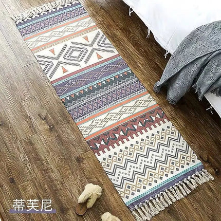 Area Rug Plaid Bedroom Living Bohemian Rug - Area Rug - Miracle Sweet - Mad Fly Essentials
