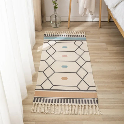 Area Rug Plaid Bedroom Living Bohemian Rug - Area Rug - Miracle Sweet - Mad Fly Essentials