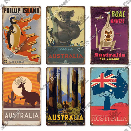 Australian Sign Club Party Wall Decor - Wall Decor - Putuo Decor - Mad Fly Essentials