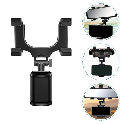 Auto Essentials 360 Rearview Mirror Mount Cellphone Bracket - Auto Essentials - HVLMHA - Mad Fly Essentials