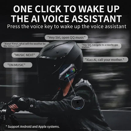 Auto Essentials Bluetooth Motorcycle Intercom Noise-Reduction Headset - Auto Essentials - Autoeye - Mad Fly Essentials