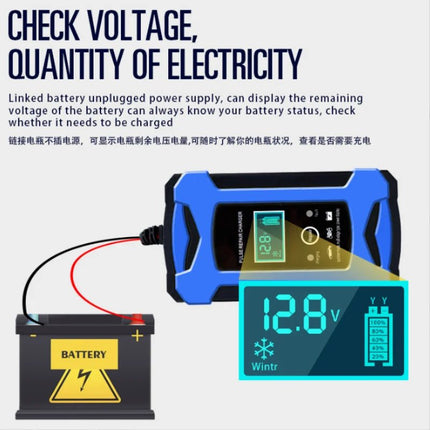 Auto Essentials Car Battery Charger 2AH-100AH Jumpstarter - Auto Essentials - EAFC - Mad Fly Essentials