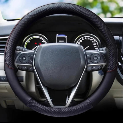 Auto Essentials Durable Microfiber Steering Wheel Cover - Auto Essentials - Brangdy - Mad Fly Essentials