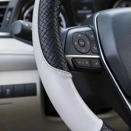 Auto Essentials Durable Microfiber Steering Wheel Cover - Auto Essentials - Brangdy - Mad Fly Essentials