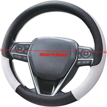 Auto Essentials Durable Microfiber Steering Wheel Cover - Auto Essentials - Brangdy - Mad Fly Essentials