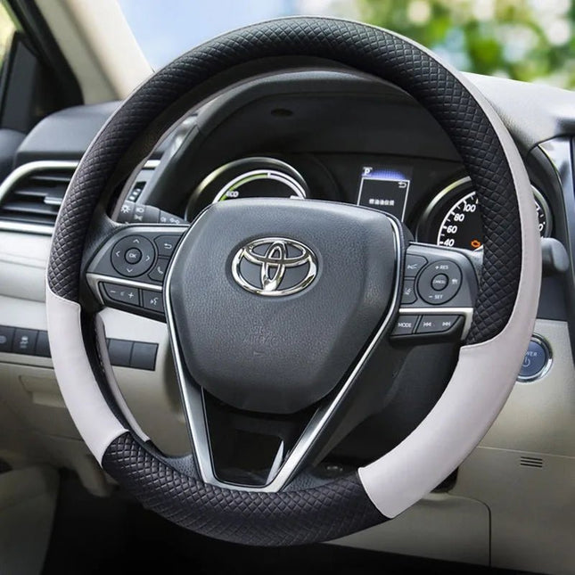 Auto Essentials Durable Microfiber Steering Wheel Cover - Auto Essentials - Brangdy - Mad Fly Essentials