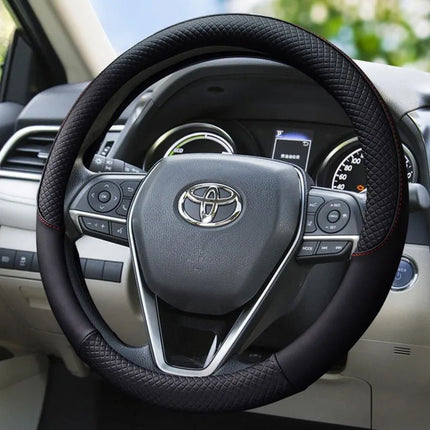 Auto Essentials Durable Microfiber Steering Wheel Cover - Auto Essentials - Brangdy - Mad Fly Essentials