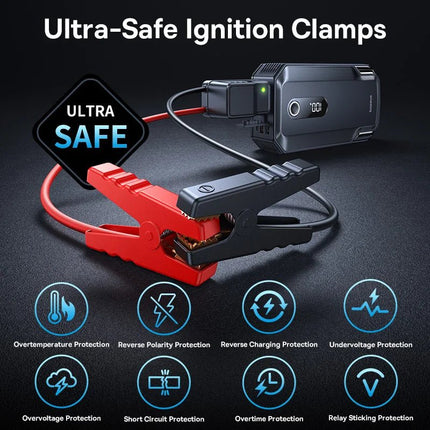 Auto Essentials Emergency Jumpstarter Jump Starting Device - Auto Essentials - Baseus - Mad Fly Essentials