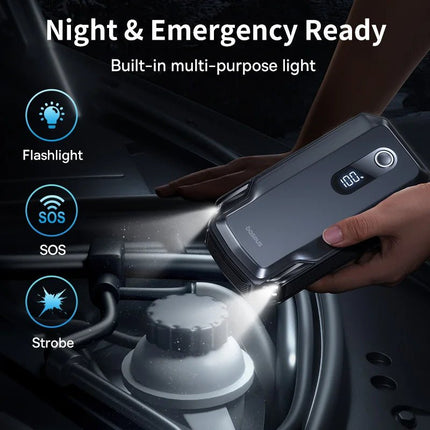 Auto Essentials Emergency Jumpstarter Jump Starting Device - Auto Essentials - Baseus - Mad Fly Essentials