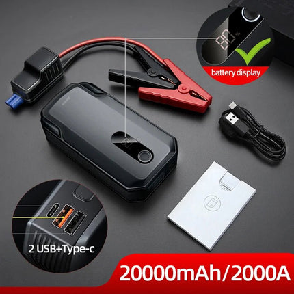 Auto Essentials Emergency Jumpstarter Jump Starting Device - Auto Essentials - Baseus - Mad Fly Essentials