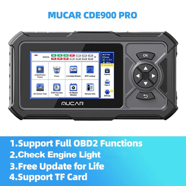 Auto Essentials Mucar CDE900 Pro ODB2 Auto Code Reader - Auto Essentials - Mucar - Mad Fly Essentials