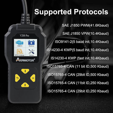 Auto Essentials OBD2 Engine Diagnose Code Reader Tool - Auto Essentials - Mucar - Mad Fly Essentials