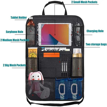 Auto Essentials Oxford Car Storage Back Seat Organizer - Auto Essentials - ANDELI - Mad Fly Essentials
