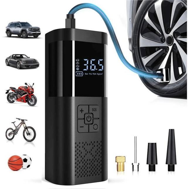 Auto Essentials Portable Tire Inflator 150PSI Air Compressor - Auto Essentials - Baseus - Mad Fly Essentials