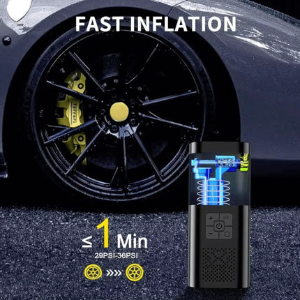 Auto Essentials Portable Tire Inflator 150PSI Air Compressor - Auto Essentials - Baseus - Mad Fly Essentials