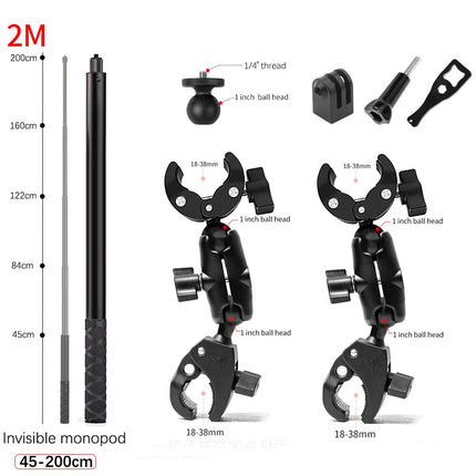Auto Essentials Tuyu Motorcycle Handlebar Selfie Stick Accessories - Auto Essentials - TUYU - Mad Fly Essentials