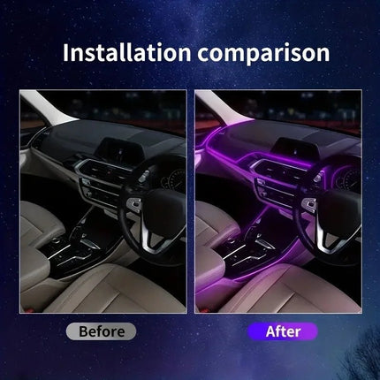 Auto LED Light 5M Car El Wire LED USB Flexible Interior Lights - Auto LED Light - BDJ - Mad Fly Essentials