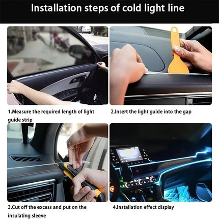 Auto LED Light 5M Car El Wire LED USB Flexible Interior Lights - Auto LED Light - BDJ - Mad Fly Essentials