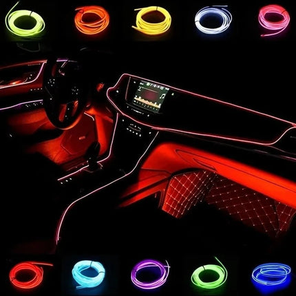 Auto LED Light 5M Car El Wire LED USB Flexible Interior Lights - Auto LED Light - BDJ - Mad Fly Essentials