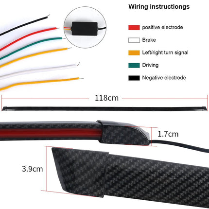 Auto LED Light Car Exterior Spoiler Lighting - Auto LED Light - RXZ - Mad Fly Essentials