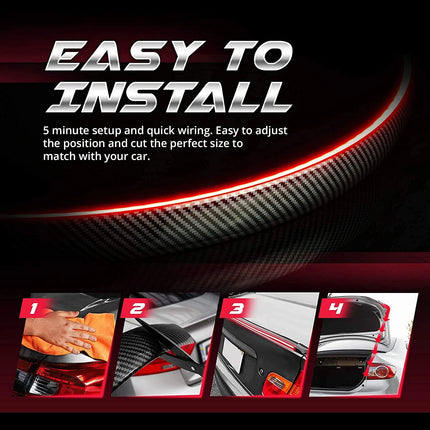 Auto LED Light Car Exterior Spoiler Lighting - Auto LED Light - RXZ - Mad Fly Essentials