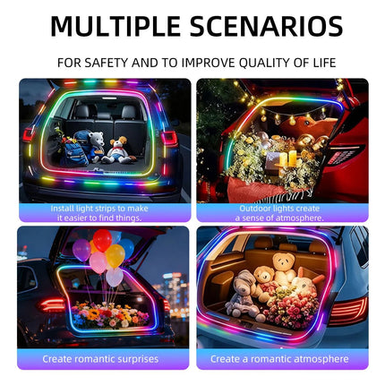 Auto LED Light Car Trunk RGB 12V Strip Light - Auto LED Light - Kiend - Mad Fly Essentials