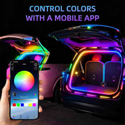 Auto LED Light Car Trunk RGB 12V Strip Light - Auto LED Light - Kiend - Mad Fly Essentials