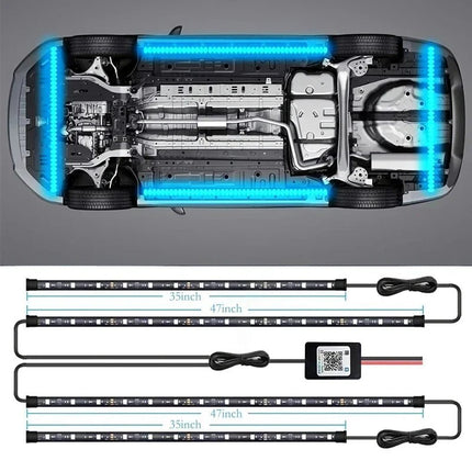 Auto LED Light Car Underglow Neon RGB App Exterior Lights - Auto LED Light - RXZ - Mad Fly Essentials