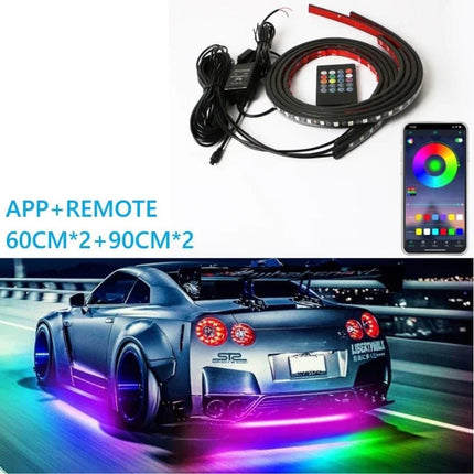 Auto LED Light Car Underglow Neon RGB App Exterior Lights - Auto LED Light - RXZ - Mad Fly Essentials