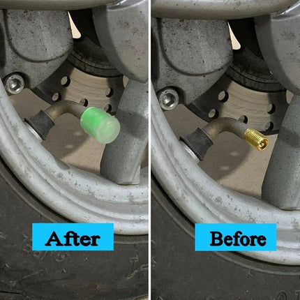 Auto LED Light Luminous Fluorescent Car Tire Valve Caps - Auto LED Light - Kiend - Mad Fly Essentials