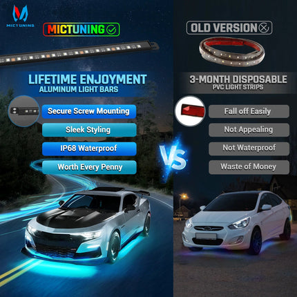 Auto LED Light N8 RGBW Underglow Wireless App Lights - Auto LED Light - BLALION - Mad Fly Essentials