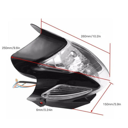 Auto LED Light Okeen Skull Motorcycle Headllight Covers - Auto LED Light - Okeen - Mad Fly Essentials
