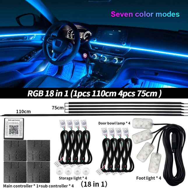 Auto LED Light RGB Ambient Rainbow Kits Auto Light - Auto LED Light - BLALION - Mad Fly Essentials
