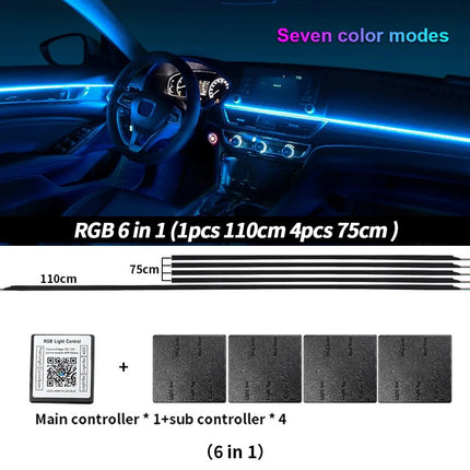 Auto LED Light RGB Ambient Rainbow Kits Auto Light - Auto LED Light - BLALION - Mad Fly Essentials