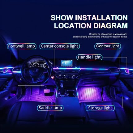 Auto LED Light RGB Ambient Rainbow Kits Auto Light - Auto LED Light - BLALION - Mad Fly Essentials